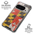 Maryland Flag Dark Wood Pixel 9/9 Pro Clear Case